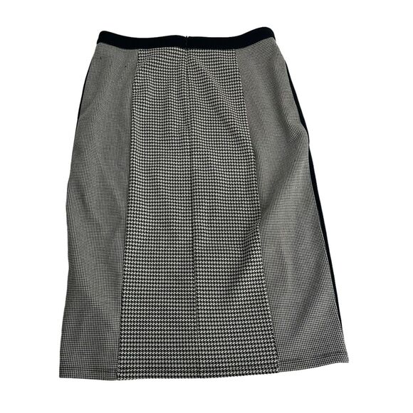 weekend max mara Black White houndstooth pencil skirt size M - Picture 4 of 11